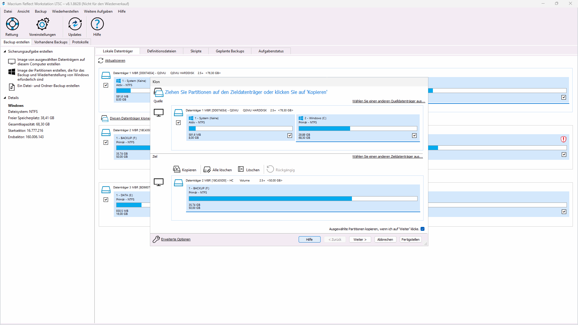 Macrium Reflect Workstation LTSC 2024 – Screenshot 2