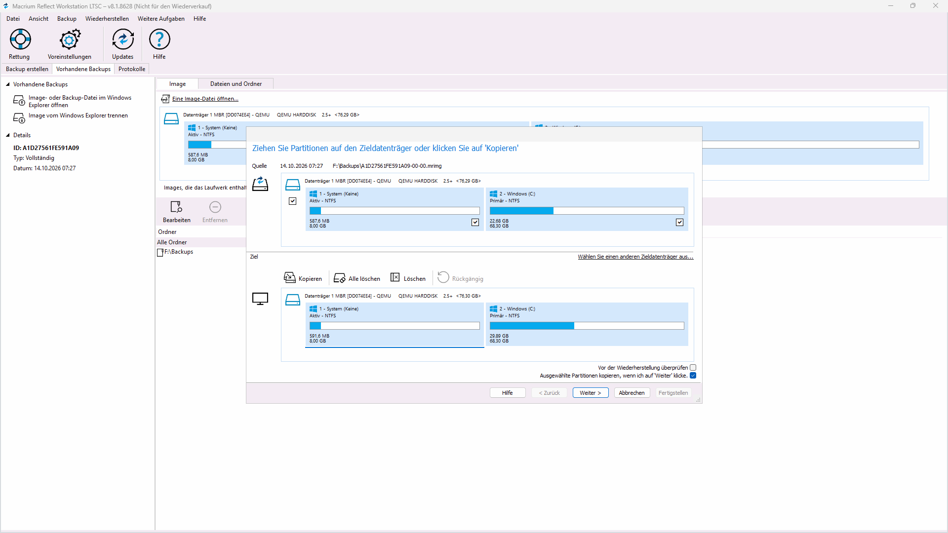 Macrium Reflect Workstation LTSC 2024 – Screenshot 5