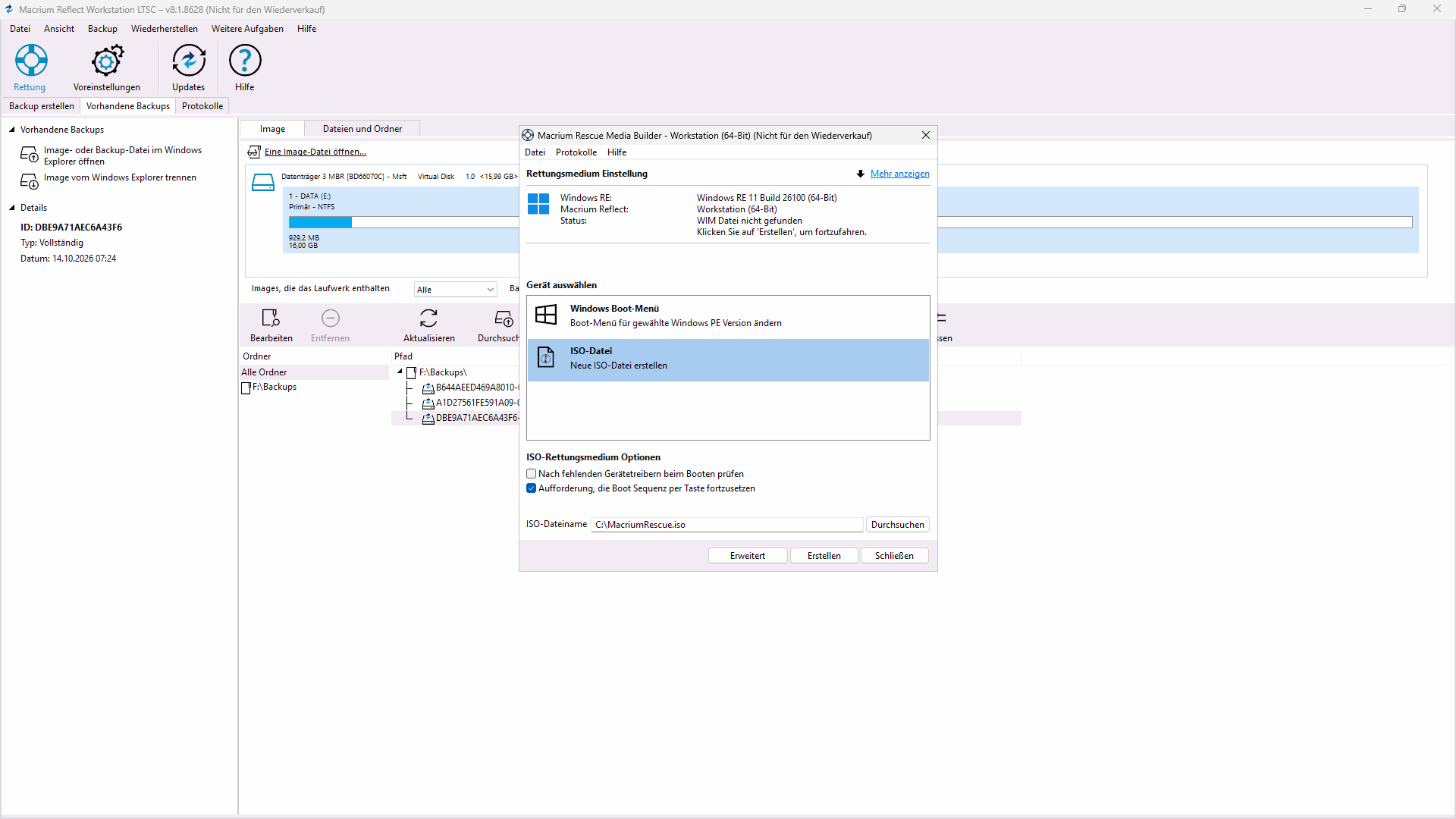 Macrium Reflect Workstation LTSC 2024 – Screenshot 6